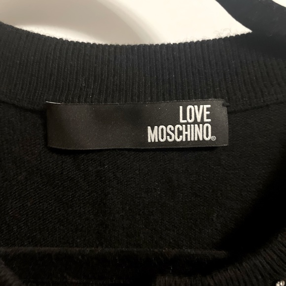 Love Moschino black buttoned wool sweater - Picture 3 of 3